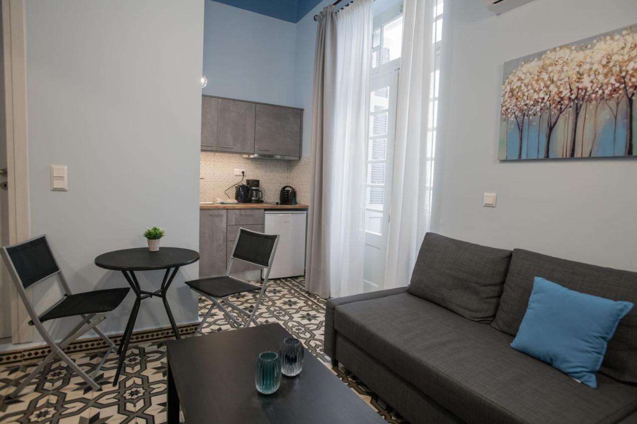 The Blue Apartment In The Heart Of Heraklion Dış mekan fotoğraf